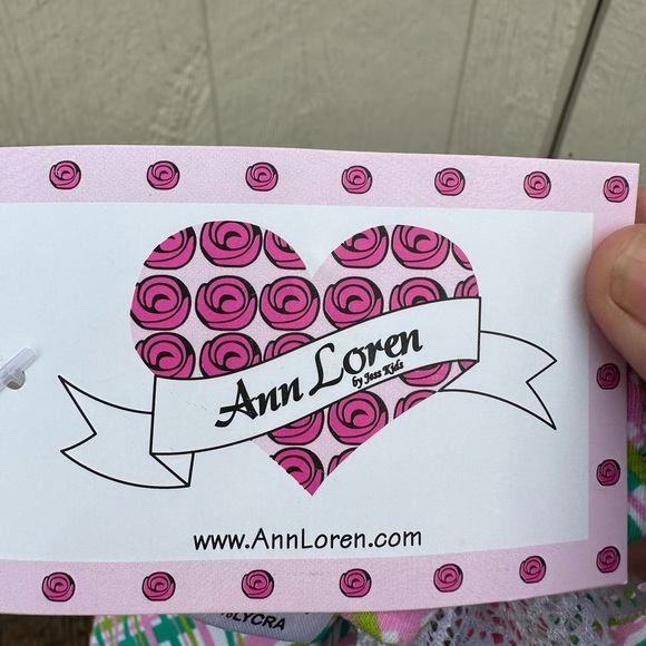 Ann Loren girls toddler one piece pants set size 18-24 months - Picture 3 of 12